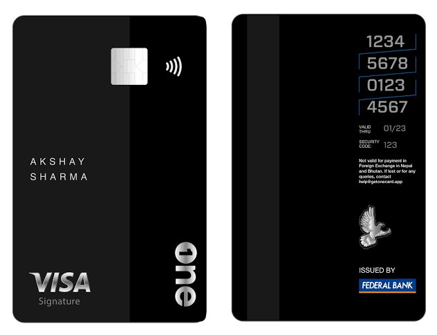 WhateverVishal's tweet image. Metal Credit Card
Excellent App UI
Swipe(Alternative to OTP) verification system
150/- struck of Credit Card in just 20k of spending(Lot better than @CRED_club which gives you 2/-lo )
@GetOneCardIN from @FederalBankLtd has been good deal for me so far !!