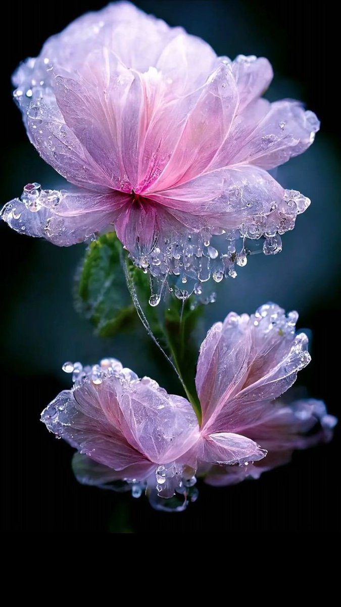 KlatuBaradaNiko's tweet photo. Dew-kissed pink petals unveil the beauty of transparency. ๐ธ๐ฆ
#AIart #NatureInPixels #aiArt https://t.co/77eN6R25bo