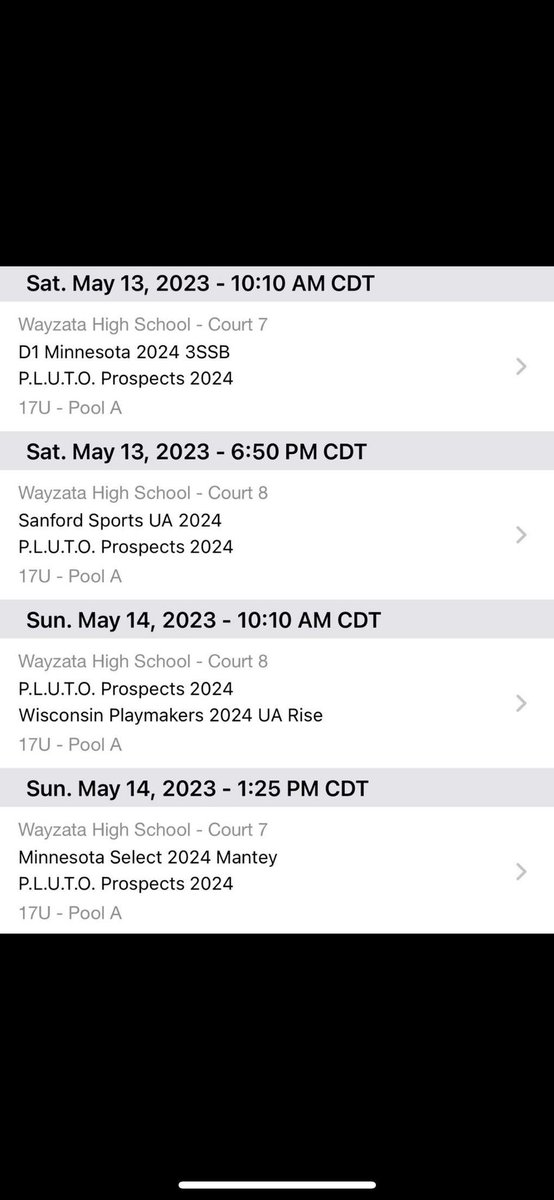 AlanteElazier's tweet image. I will be in Minnesota this weekend with @PLUTOBasketball 17s. Here is my schedule