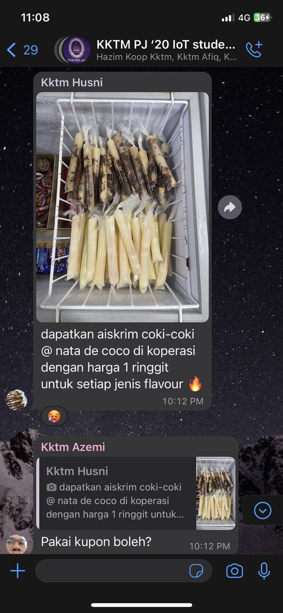 Untuk yang berminat dengan Aiskrim Malaysia berperisa Choki choki dan Nata de Coco boleh la mengunjungi gerai kami. Kami juga ada perkhidmatan penghantaran☺️