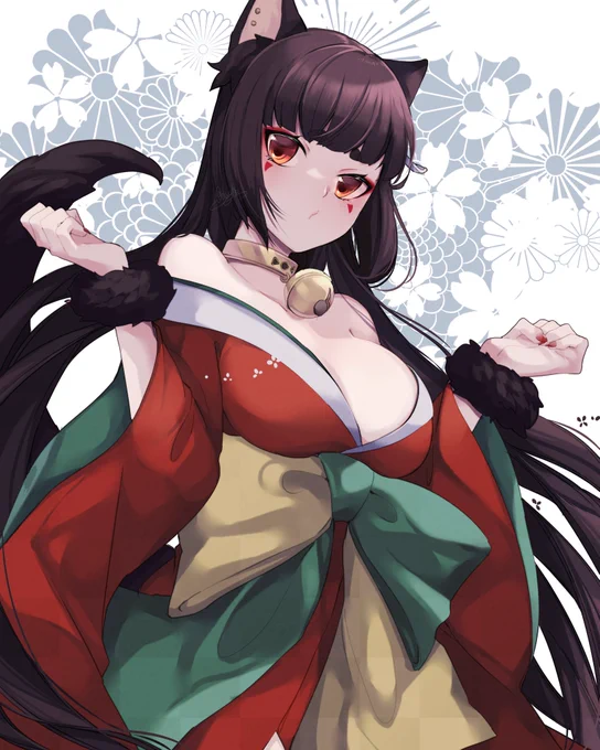 【Vさん描かせてもらうタグ】 牙城輝石さん。 #牙城の御札