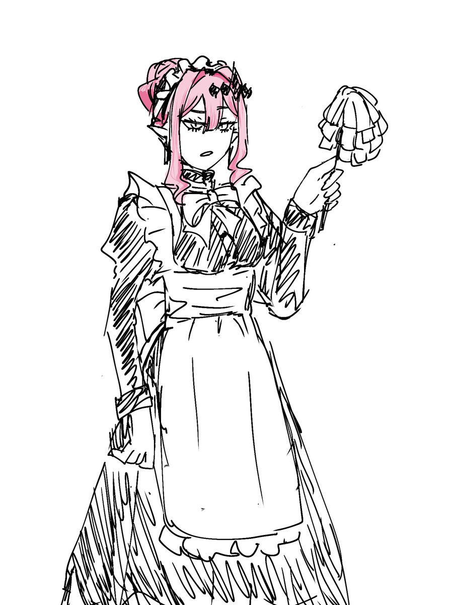 遅刻したけど
 #FGO
 #メイドの日 
