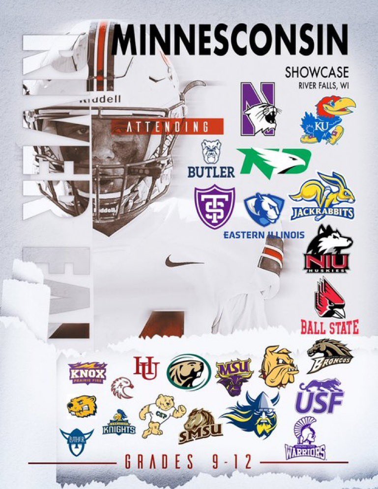 Thank You <a href="/CoachJMath/">Joe Matheson</a> for the camp invite! <a href="/MoundsviewFB/">Mounds View Football</a> <a href="/MobergAaron/">Coach Moberg</a>