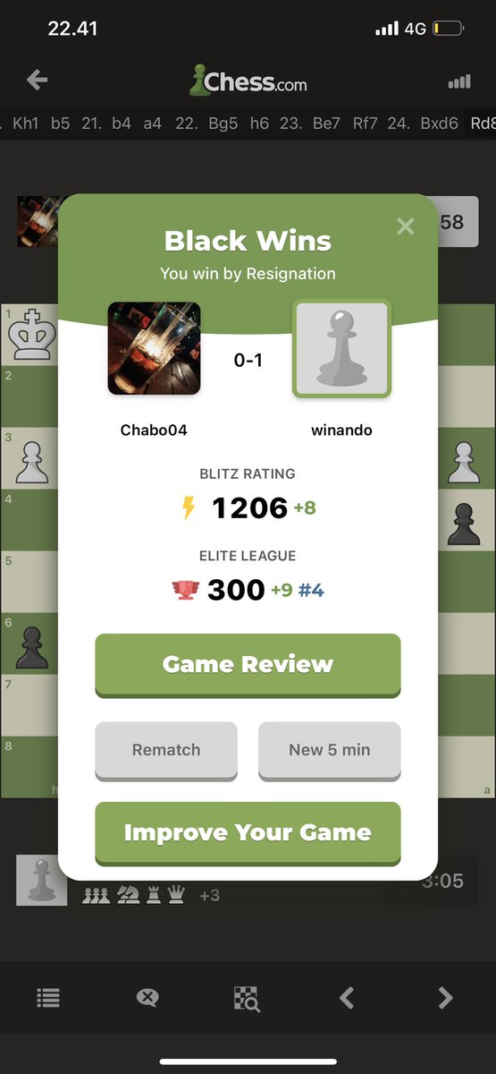 winnando's tweet photo. Siap menghadapi pak woko di blitz game. Menyentuh 1200 gan perlahan lahan menanjak guna menghadapi pak woko. https://t.co/sXY3dMYZGA