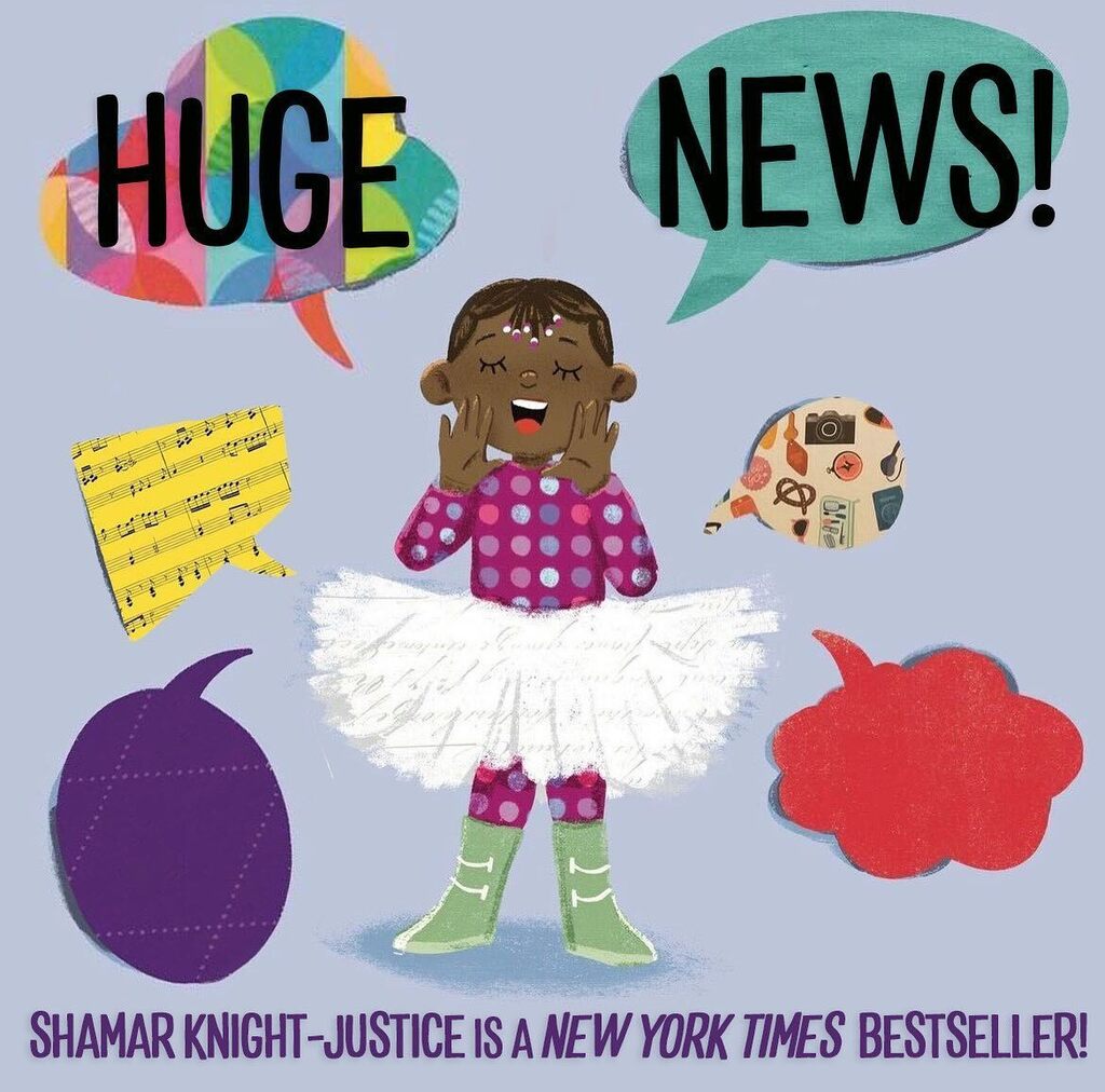 ✨We are over. the. moon. to announce that REPEAT AFTER ME, by @jazmynsimon & @dulehill , illustrated by our very own @shamarknightjustice is a NYT Bestseller in its debut week!!! We know first hand how hard Shamar worked on this book & to see this a… instagr.am/p/CsG31PauOY-/