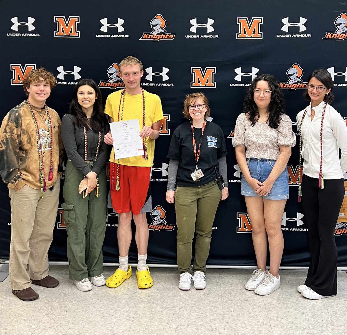 Congratulations to Learning for Life student artist Mitchell Webb! He was inducted as an honorary member to our National Art Honor Society! #WeAreVPA