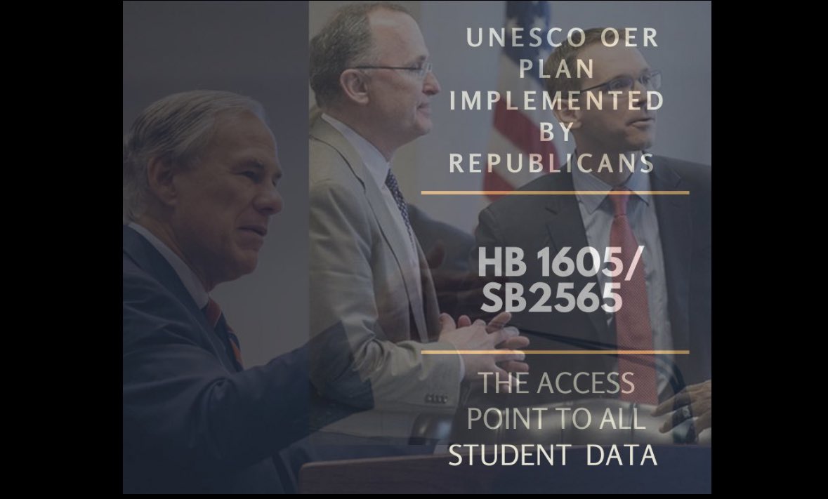 lynnsdavenport's tweet photo. @Woodyboy2020 @pat_huff @TXSBOE @TerriLeoWilson @MikeMorath @BradBuckleyDVM @UNESCO @AngelaPaxtonTX @TanParkerTX @SenBryanHughes @RolandForTexas @NathanForTexas @BorrisLMiles @KHancock4TX @mayes_middleton @DonnaCampbellTX @PeteFlores_TX Bad bills #HB1605/#S2565:
๐ธ $2.44B fiscal note
๐ Aligns with @UNESCO
๐บ๐ธ Undermines local control
๐ค Open Education Resources (OER) shifts tax dollars away from textbooks ๐ to technology ๐จ๐ฝโ๐ป
#StopEdTech #OER #HQIM #txed #txlege https://t.co/FyuSHsQP1p