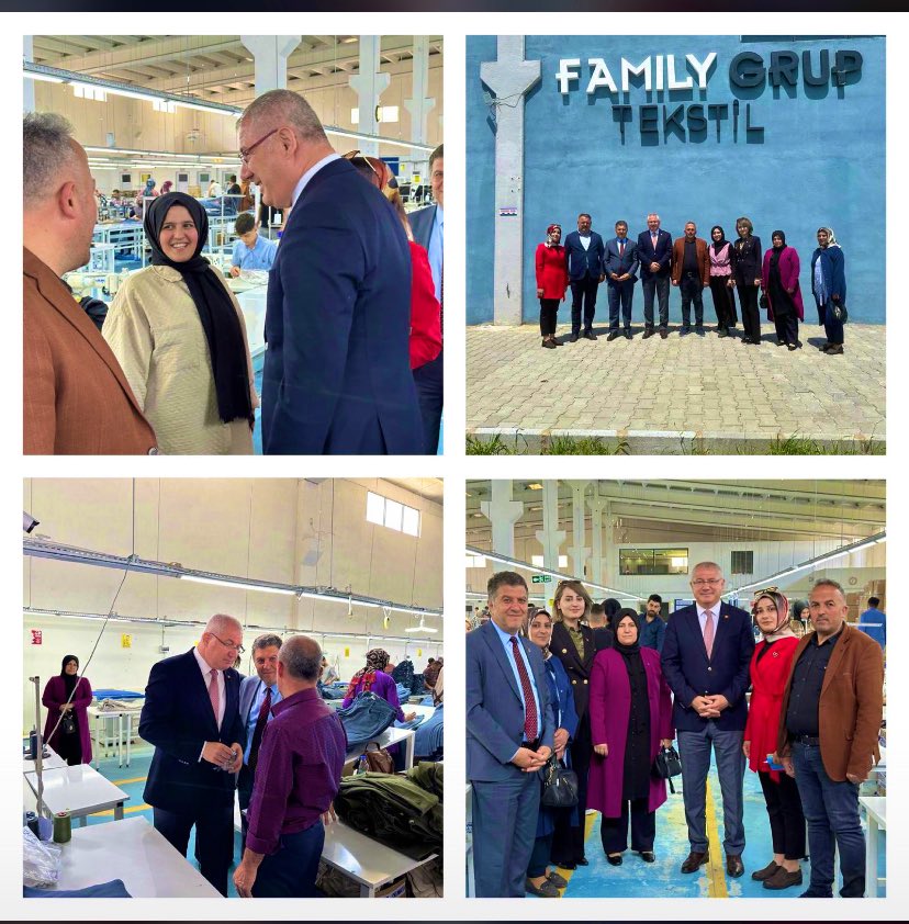 Millet İttifakının Kadın Kollarıyla Birlikte Sn Milletvekilimiz @mvercancicek65  İle FAMILY TEKSTİL ailesine ziyaretimizi gerçekleştirdik.Kadın Kolları olarak FAMILY TEKSTiL ailesine teşekkür ederiz.<a href="/bedirhanogluvan/">Seracettin Bedirhanoğlu</a> <a href="/ChpErcis/">CHP ERCİŞ</a> <a href="/CHPVAN_/">CHP Van İl Başkanlığı</a> <a href="/chpercis65/">CHP ERCİŞ</a>