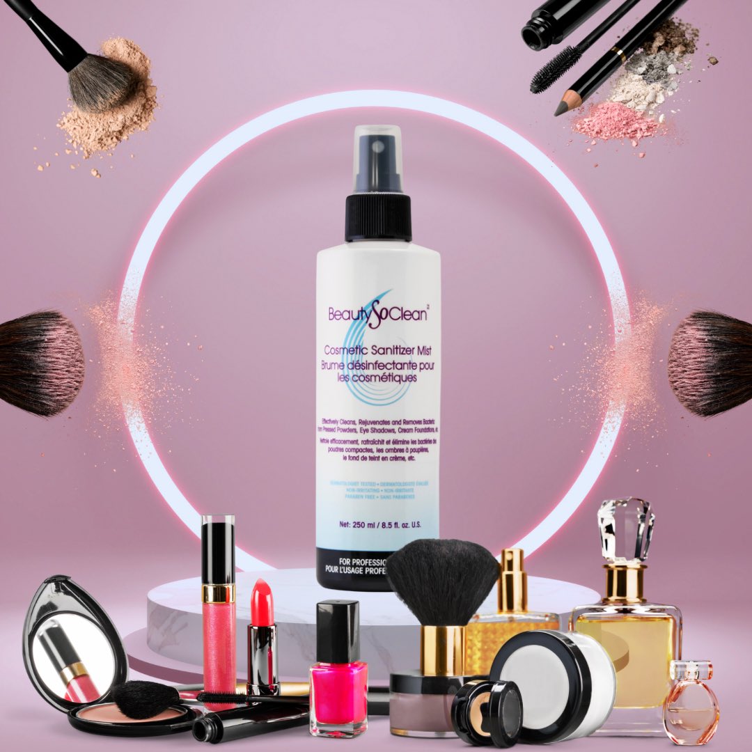 BeautySoClean's tweet image. If you didn’t already know, our Cosmetic Sanitizer Mist is back in stock! 🫧 

BeautySoClean is the ONLY cosmetic sanitizer with efficacy testing against viruses and bacteria. Learn more on our website!