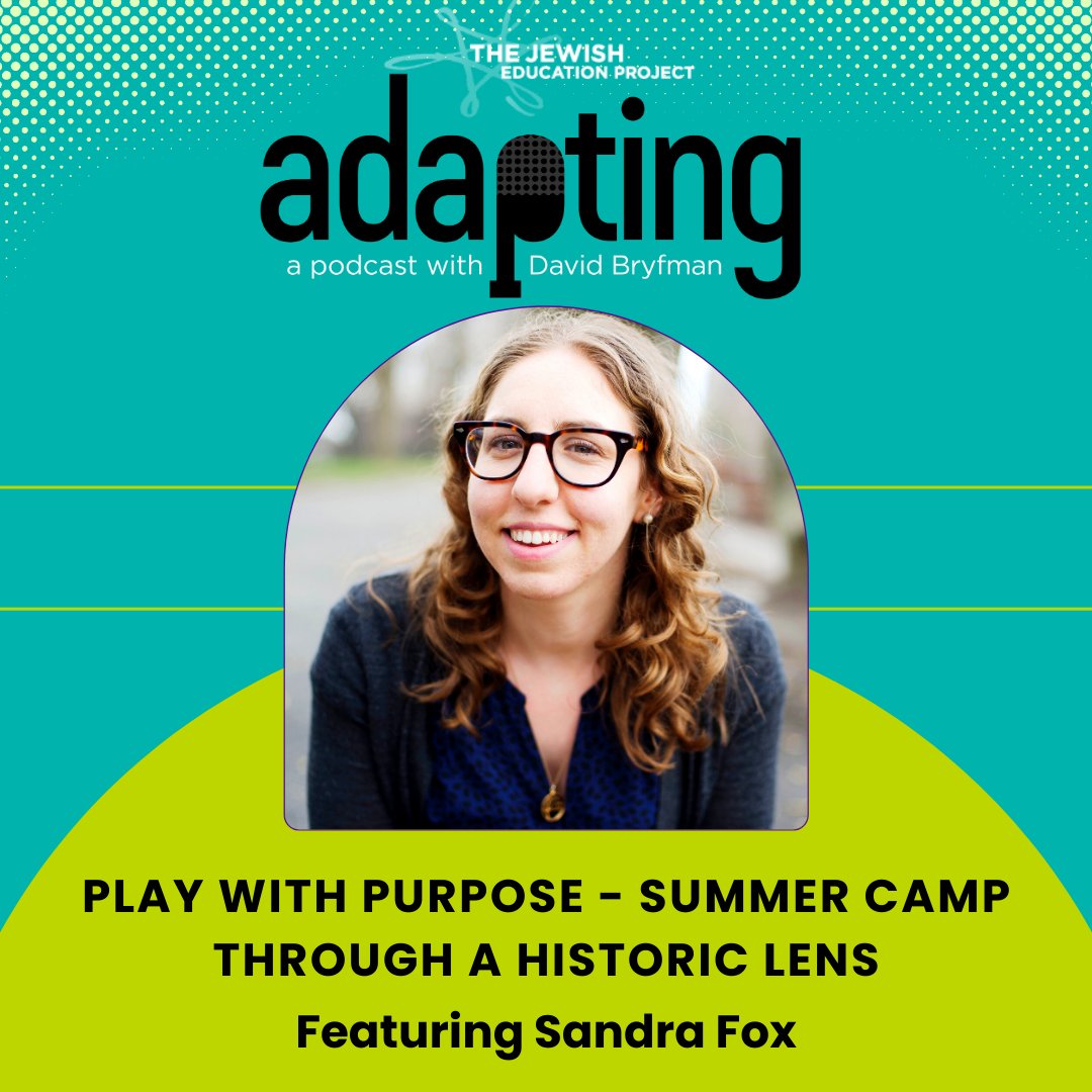 This week's Adapting ep with <a href="/sandy__fox/">Sandy Fox</a> teaches us how the historical understanding of postwar America can inform our thinking about many issues in Jewish education today. bit.ly/3nQuVnk