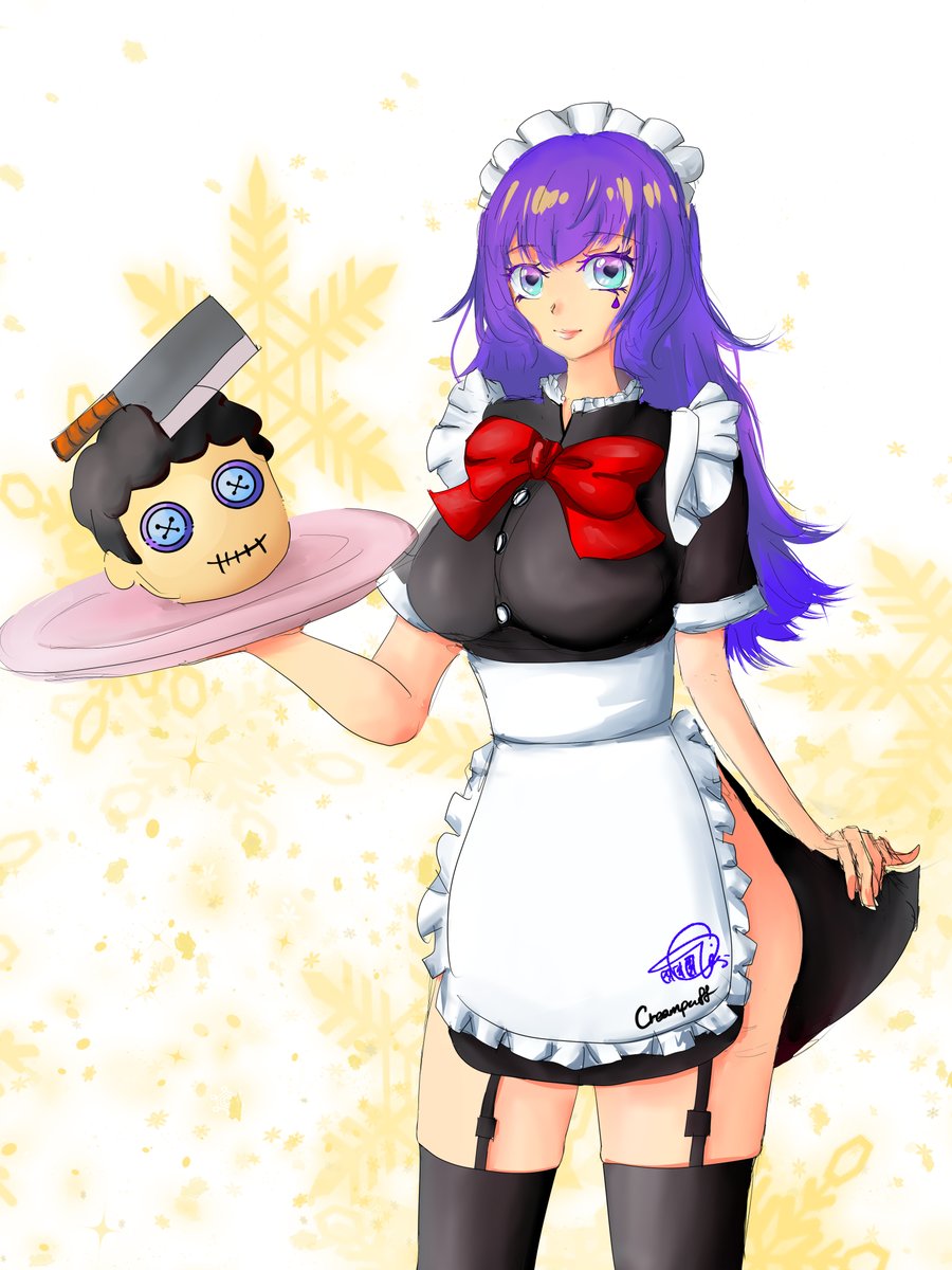 KnightsOtis's tweet photo. #女僕日 #maidday #Cr3ampuffArt https://t.co/x87JfrCbfz