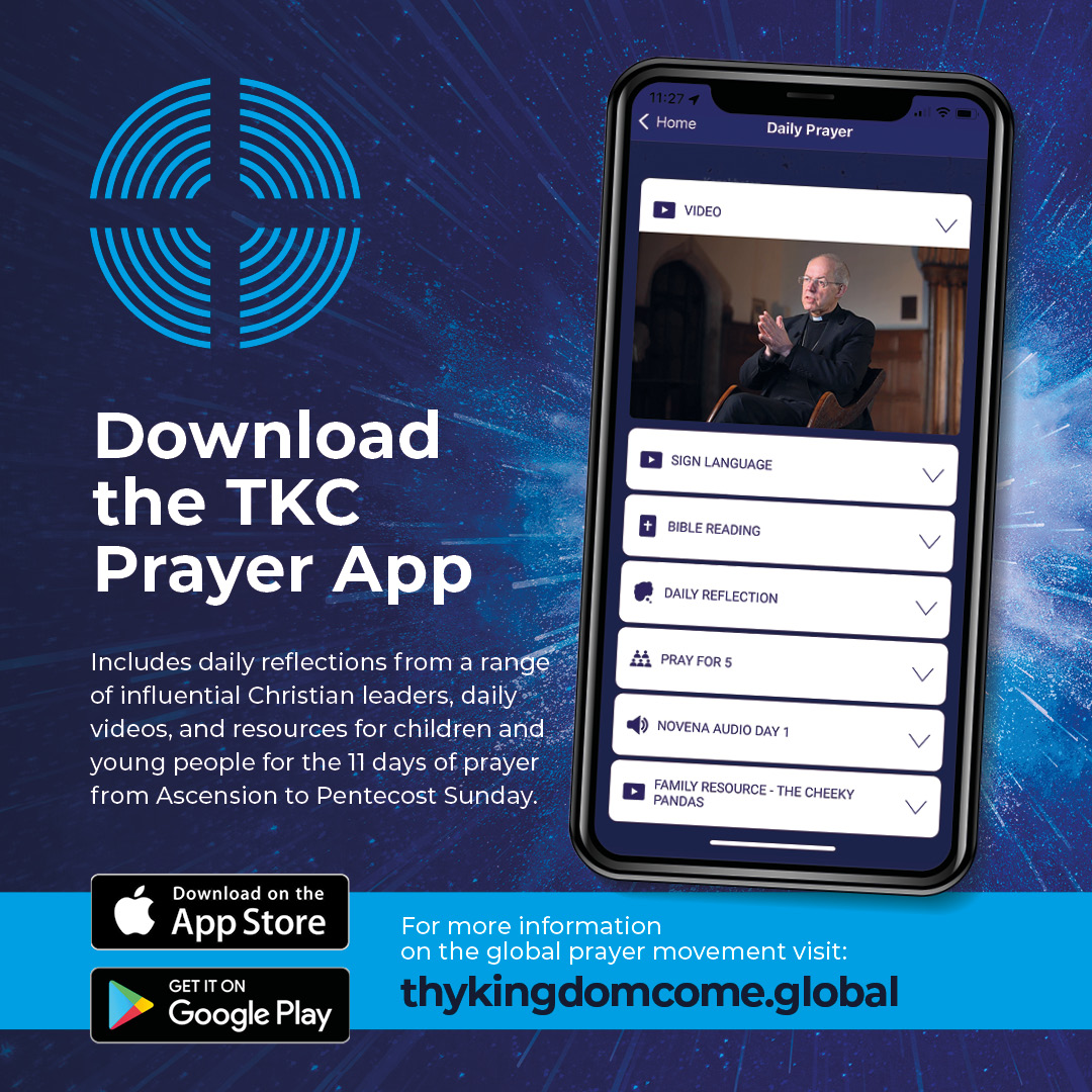 🎉 We are so excited to announce that the Award-Winning #ThyKingdomCome App is HERE!

With brand new daily reflections, resources for children, daily videos and more, download the app now in time for TKC 2023!

📱Android: bit.ly/3Bk5rlo
📱Apple: bit.ly/3nQs4uD