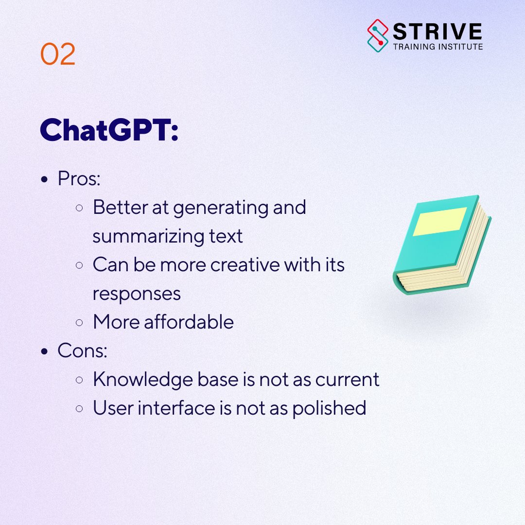 TrainingStrive's tweet image. Who needs a #quill when you have a #keyboard? From #sonnets to #syntax: #ChatGPT and #Bard have more in common than you think.

Understand which is the better #AIChatplatform and which one is beneficial for you.

#chatgptvsbard #aichat #aiwriting #futureofwriting