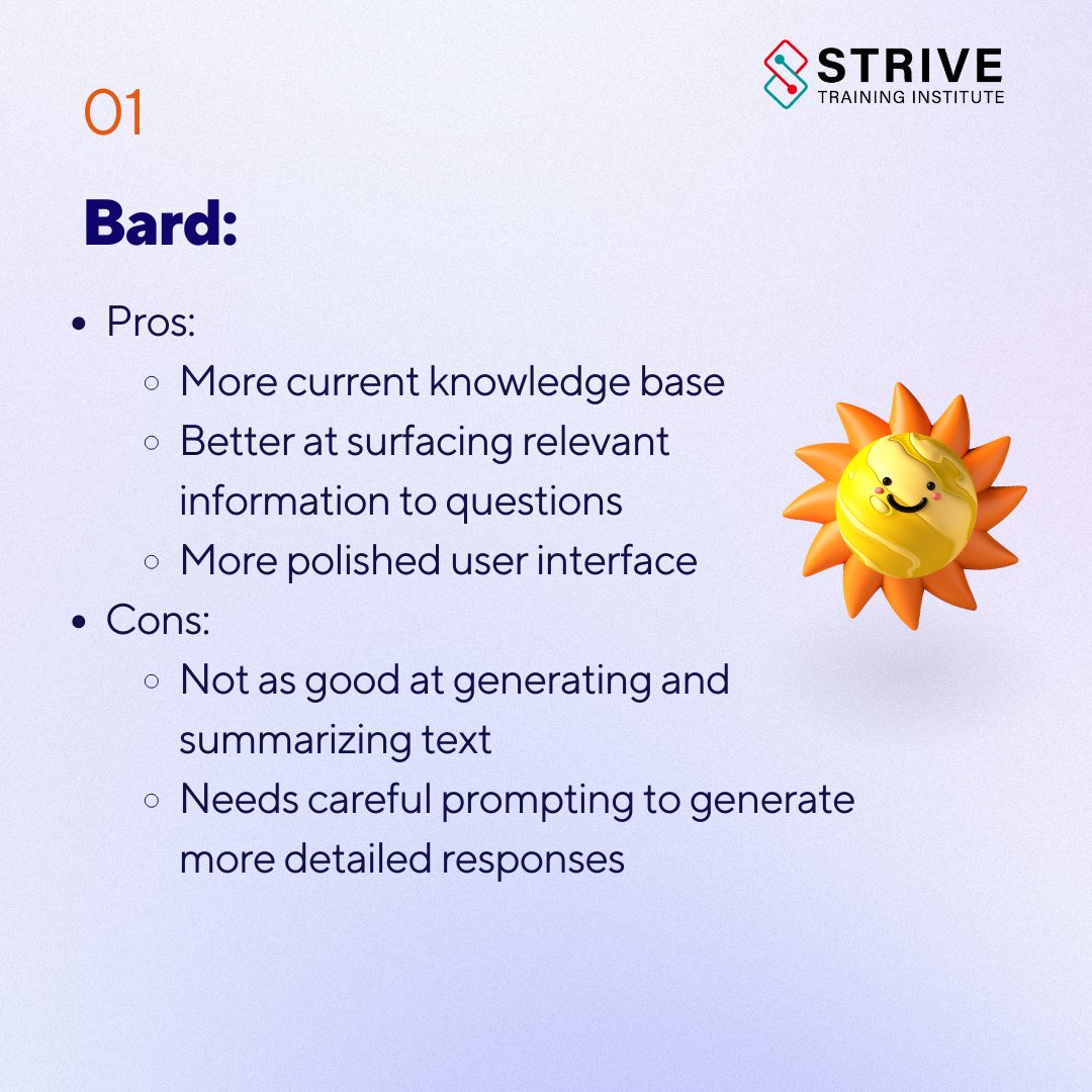 TrainingStrive's tweet image. Who needs a #quill when you have a #keyboard? From #sonnets to #syntax: #ChatGPT and #Bard have more in common than you think.

Understand which is the better #AIChatplatform and which one is beneficial for you.

#chatgptvsbard #aichat #aiwriting #futureofwriting