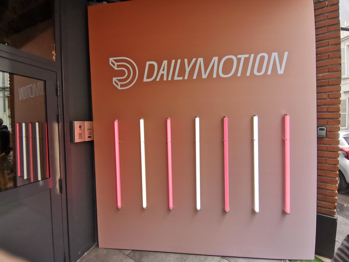 Nous sommes ce soir à la soirée de présentation du nouveau <a href="/Dailymotion/">Dailymotion</a>