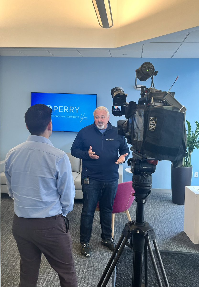 Exciting news! This morning, our President, Mike Edward, was interviewed by <a href="/OscarJournalist/">Oscar Margáin</a> from <a href="/NBC10Boston/">NBC10 Boston</a> to discuss the current office market in Boston, as well as, the value of in-person #collaboration in today’s world! Stay tuned for more details! 🚦🎥🎞️