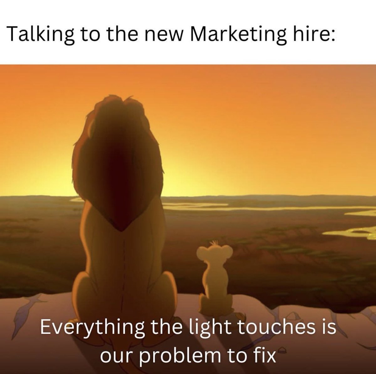 Dmurr68's tweet photo. The life of a small marketing team. https://t.co/R76I9JtPq4