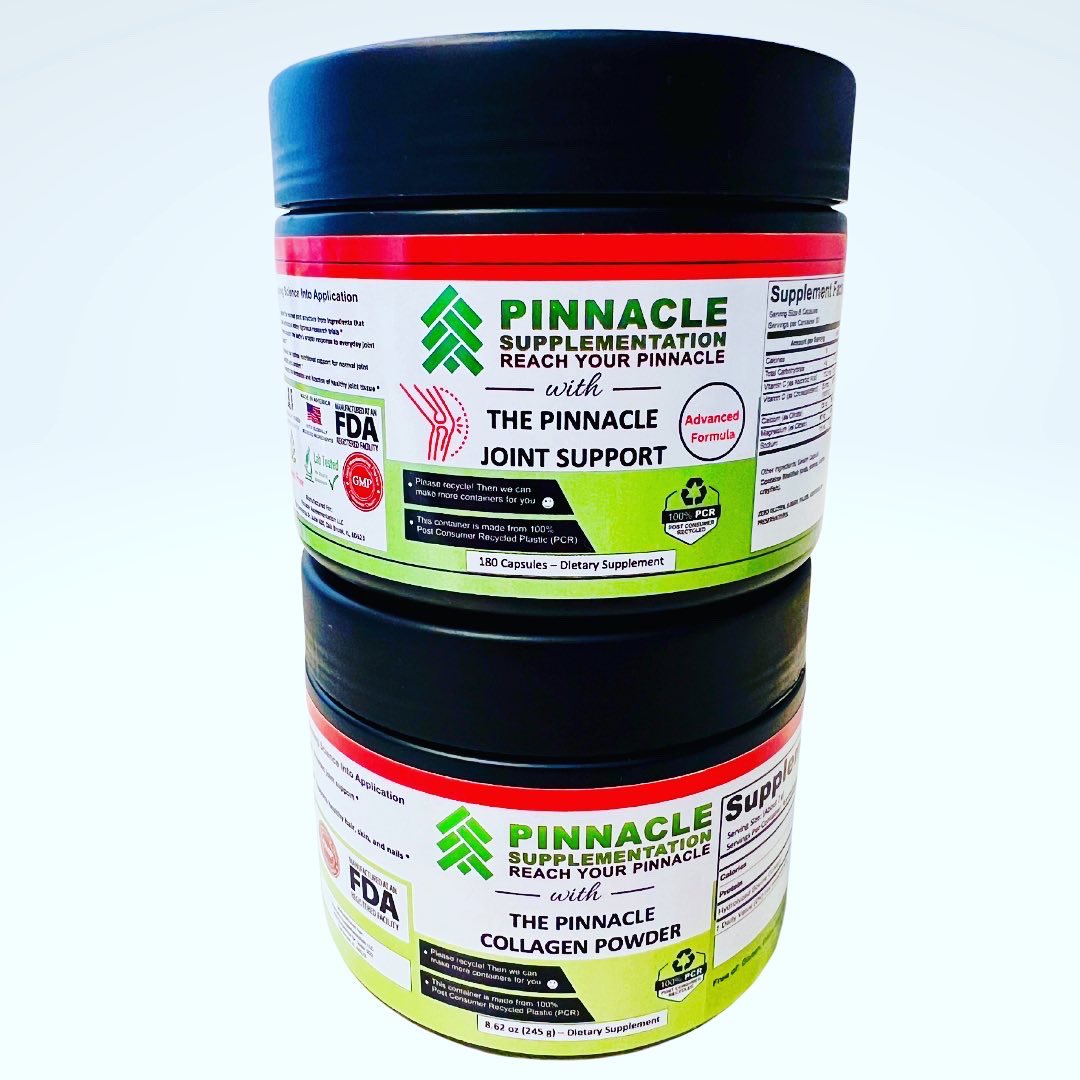pinnaclesupp's tweet photo. This Joint Combo is a Bundle of Joy one might say 👀

These 2 products have synergistic effects to help support your joints, tendons, and ligaments. Which is why we have combined them!

For comprehensive joint support visit here: https://t.co/nPQhcbRRWa https://t.co/sUQUx1lB3i