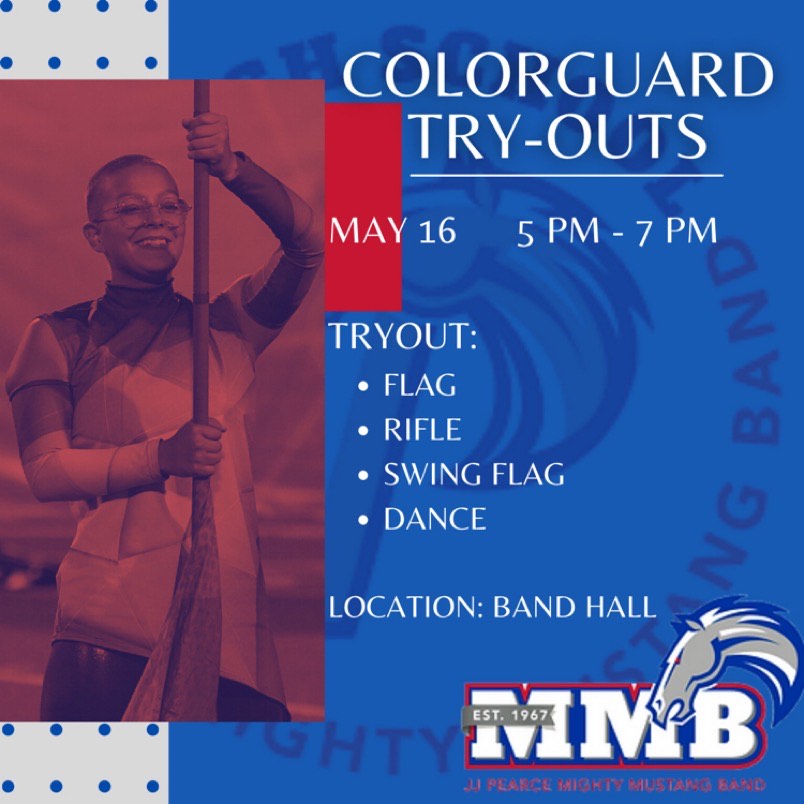 Calling all students and incoming freshmen, your last chance to audition for the 2023-2024 MMB Award Wining Colorguard is happening May 16th! No experience required!!!!