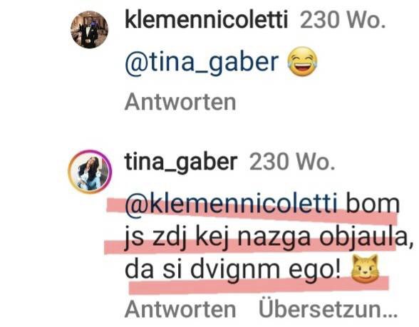 Nova partnerica predsednika <a href="/vladaRS/">Vlada Republike Slovenije</a> #GibanjeSvoboda le ni uspela vsega počistit za seboj. Hudič so ta družbena omrežja.
- Nicoletti je sicer njen bivši, znan kot solastnik firme Majbert Pharm, razvpitih uvoznikov spornih hitrih testov med epidemijo covida-19.