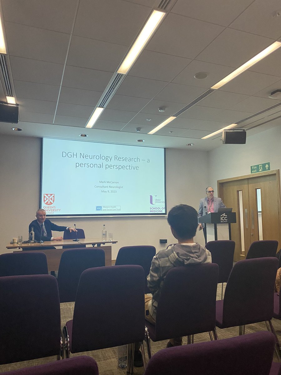 Great speakers at the QUB Brain Society Session at #ABNINA23 in Belfast! Journeys in Neurology and Clinical Neuroscience shared with UU and QUB medical students. 

<a href="/UlsterUniMed/">School of Medicine | Ulster University</a> 
<a href="/theABN_Info/">Association of British Neurologists</a> 
<a href="/IICN_ie/">IICN</a>