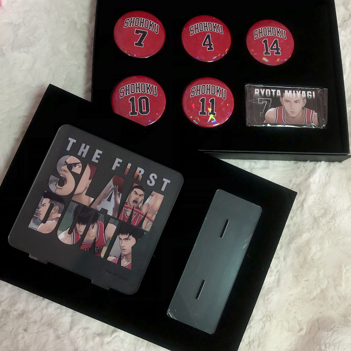 bemyvante_'s tweet photo. the first slam dunk collectible box 🏀 (review)

(@arigatounaka) https://t.co/lAMIUin7k3