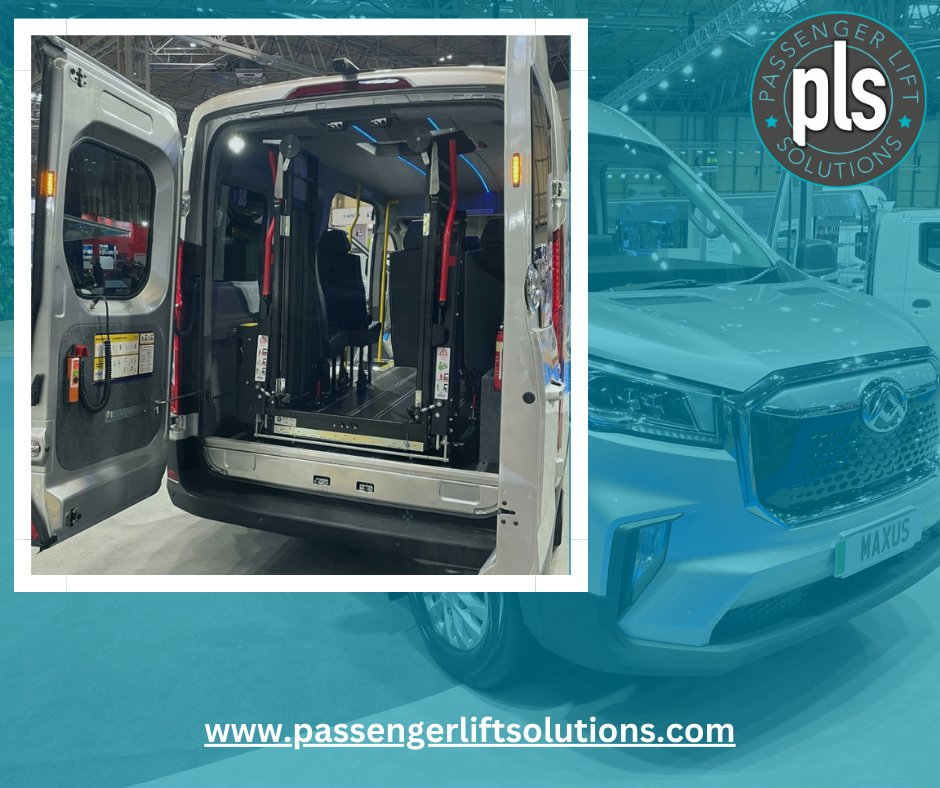 Passenger_Lifts's tweet photo. Our access lifts have been designed and manufactured for all vehicles, including electric minibuses. The PLS Easy Access Inboard Lift is the perfect addition to this Maxus eDELIVER 9 Shuttle from GM Coachwork to make it accessible to all.
#ev #accesslift #vehiclelift #minibus https://t.co/Et7nYV2Hxd