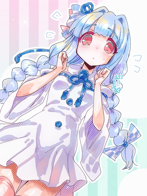 髪型があかりちゃんみたいに
なっちゃった葵かわええなぁ^^ 