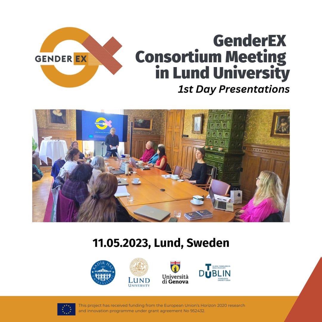 GenderExEU's tweet photo. Exciting news! The GenderEX Consortium Meeting has officially kicked off today at Lund University in Sweden. We're thrilled to be part of this important gathering, where we'll be discussing ways to further advance our mission for gender excellence. #genderforexcellence https://t.co/JglExBuEI2