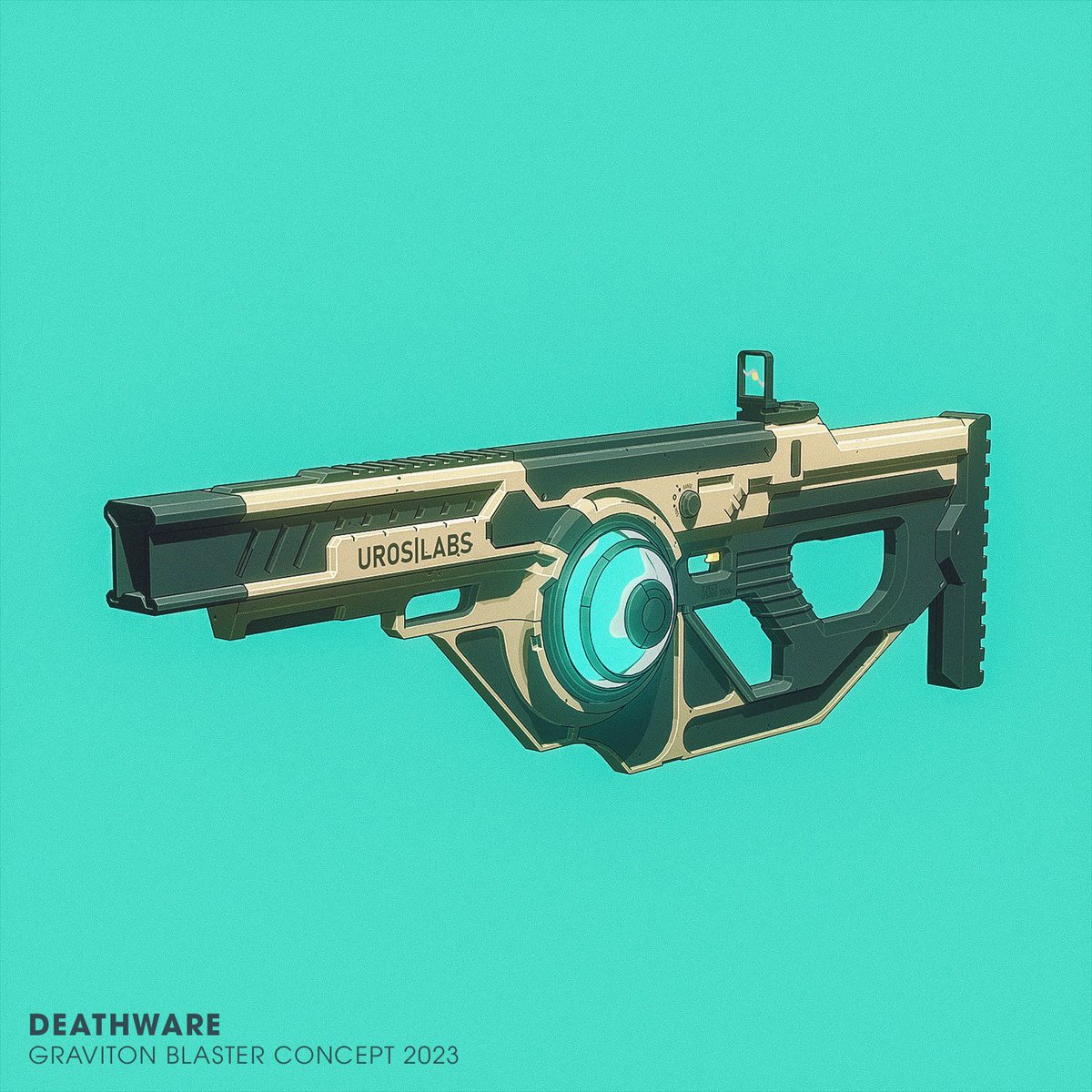 r_a_marsh's tweet image. QRT also blue pew pew! #conceptart #weapondesign