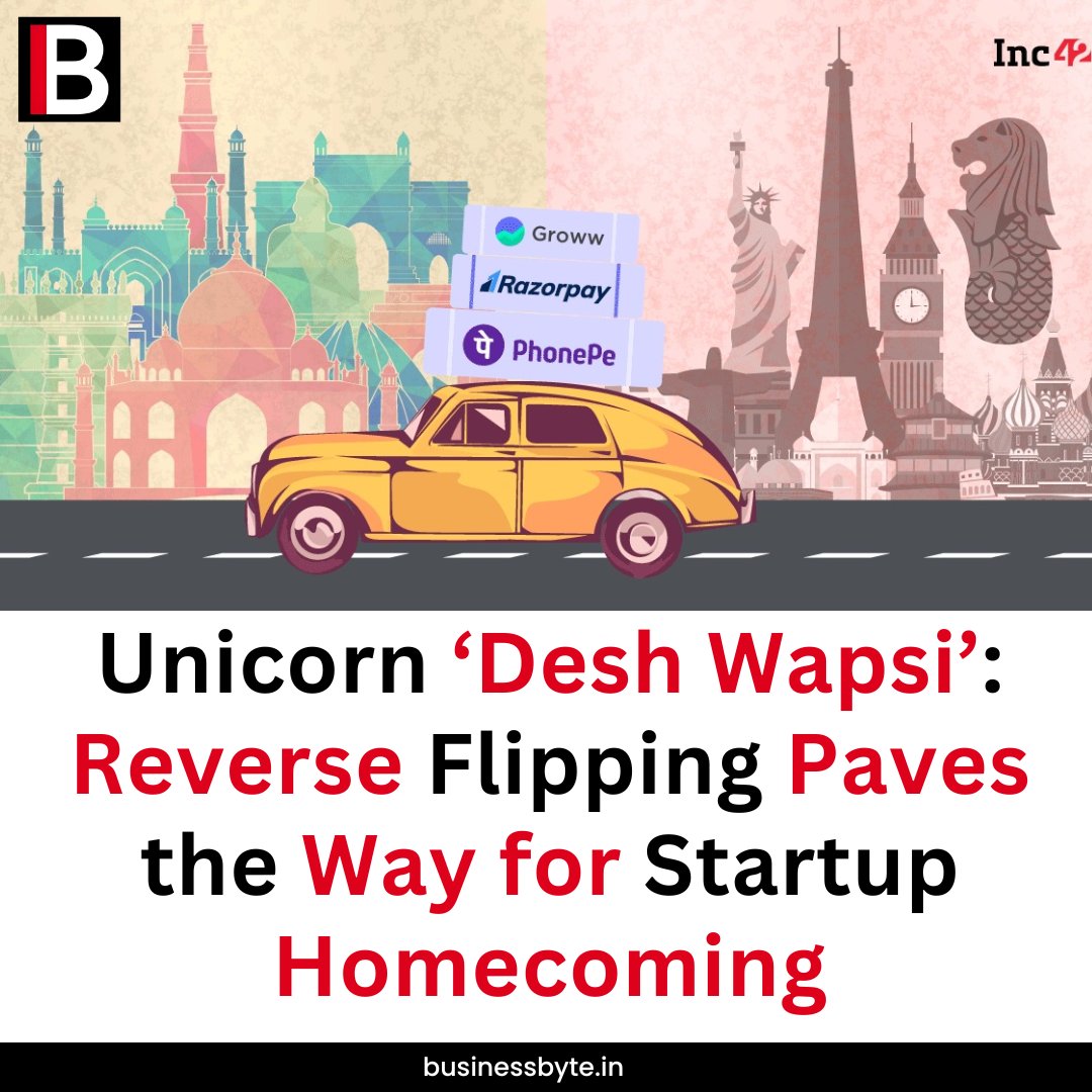 Unicorn ‘Desh Wapsi’: Reverse Flipping Paves the Way for Startup Homecoming

#unicorn #businessnews #businessbyte