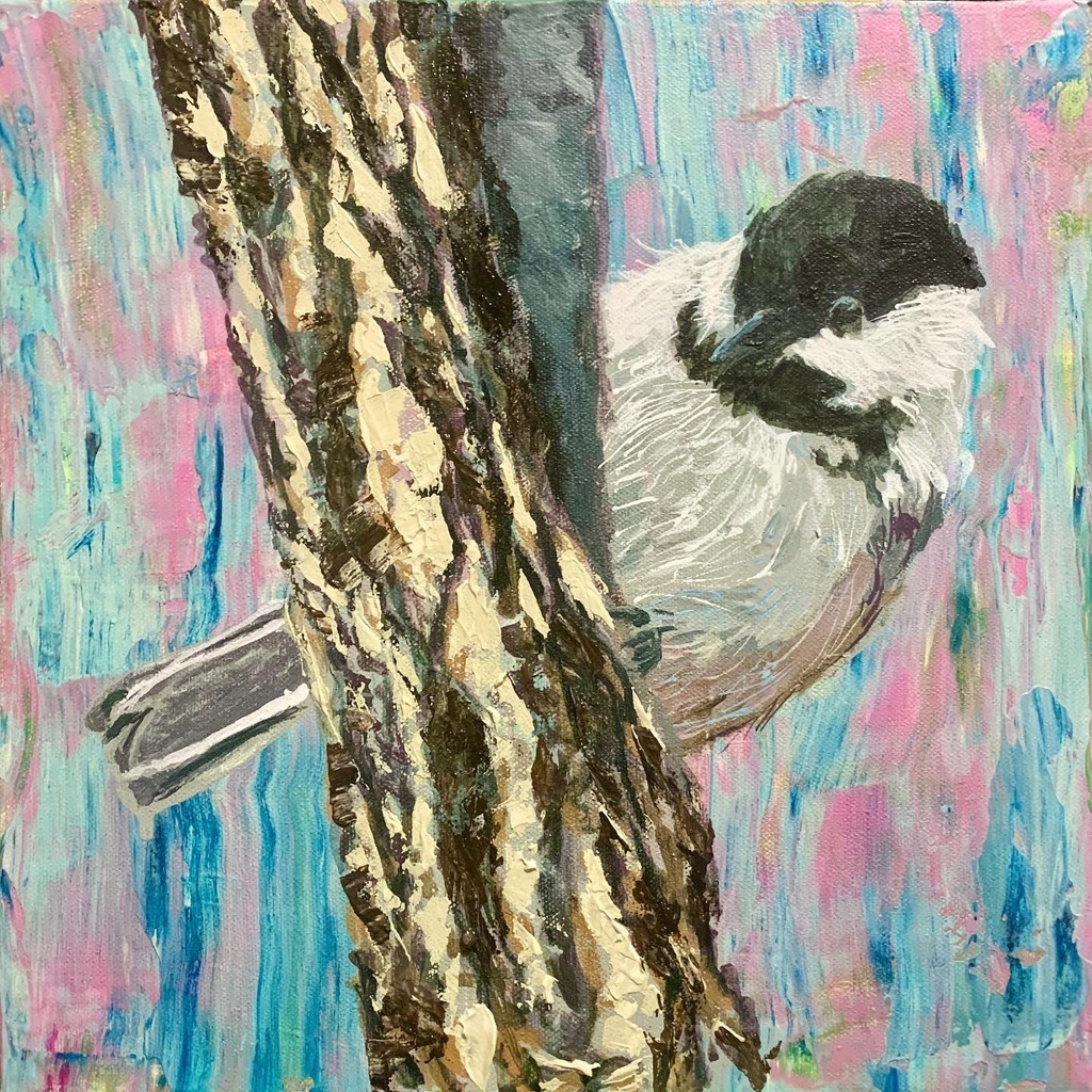 BrianLongfield's tweet image. Curious Chickadee
by Brian Longfield
Acrylic on Canvas
12"x12"
2021

etsy.me/3T3Rbnx

#manitobaartist #winnipegartscene #smallworks #acrylicpainting #painting #art #birdart #chickadee #fineart #contemporarypainting #artoncanvas #wildlifeart #Buy… instagr.am/p/CsGepfYtpCx/