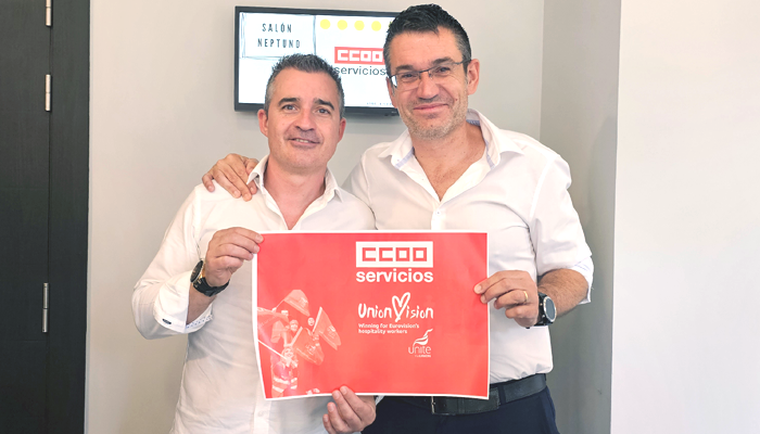 serviciosccoo's tweet photo. ¿Quién quieres que gane en #EUROVISION2023?
🕊️Queremos que gane Blanca Paloma, sí, pero ¿sabes que hay en el backstage? ¡MALAS CONDICIONES LABORALES!
✊Pues nuestros 12 puntos van para que ganen las trabajadoras en hostelería
Eaea #UnionVision https://t.co/GEvBn7P90v