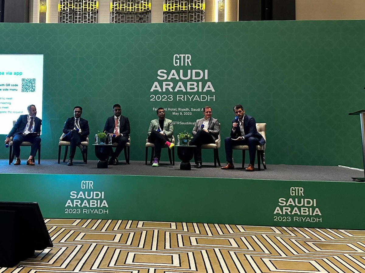 finverity's tweet photo. 🌟 Our CEO, Alex Fenechiu, joined a thought-provoking panel at #GTRSaudi discussing the future of #fintech in Saudi Arabia. The country's rapid transformation &amp; commitment to collaboration will pave the way for a bright future. 🚀 Thanks, @GTR_Events! #DigitalTransformation https://t.co/DRicj3qGoC