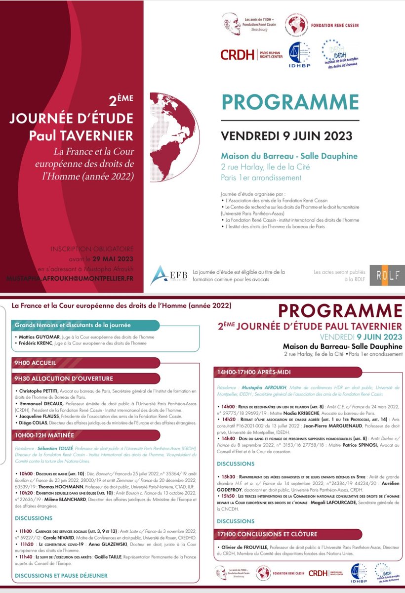 Paris Human Rights Center tweet media