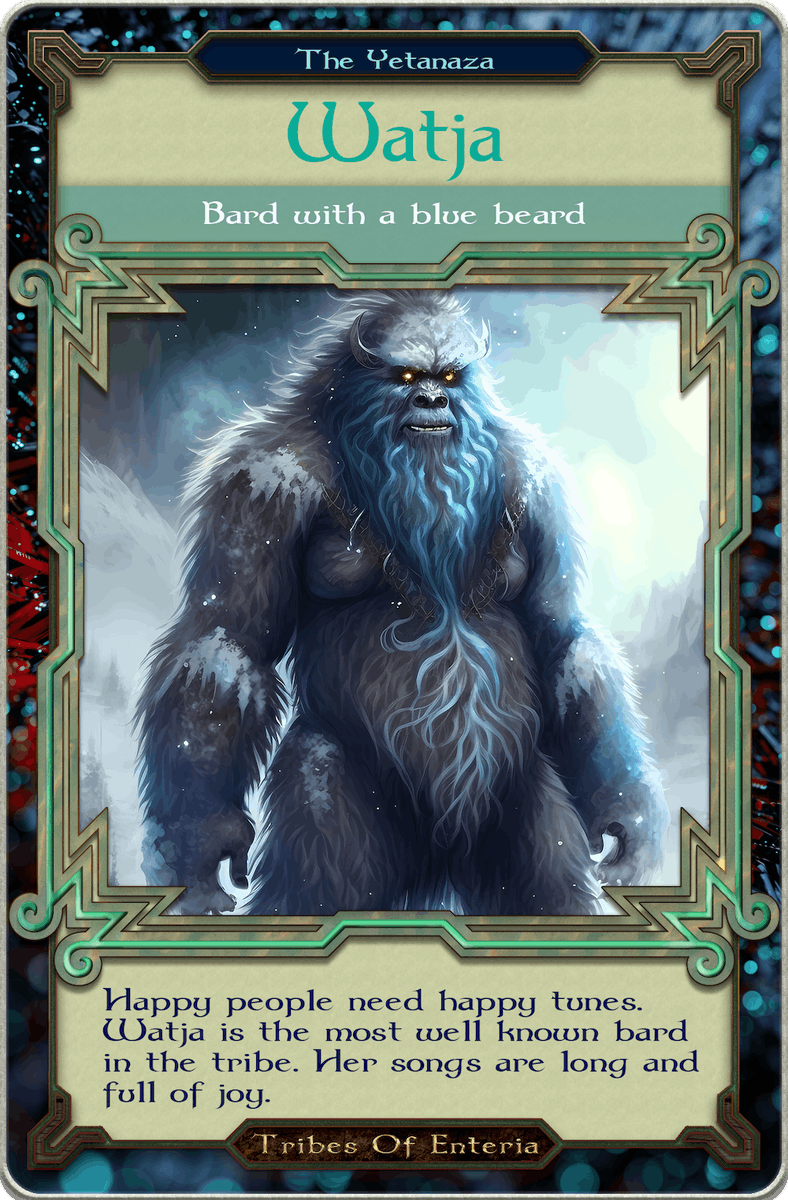 Adam_EnterArt's tweet photo. The Yetanzas are a tribe of peaceful but strong beings who live in the lands of #enteria, in the #enterverse. They dwell in the icy mountains, are very laid back &amp; enjoy their festivals. Check them out below 💕✨
👉🏾https://t.co/7baaWEm1gC

@LuvcraftArt #NFTCommunity #cryptoart https://t.co/JW7b76wh2j
