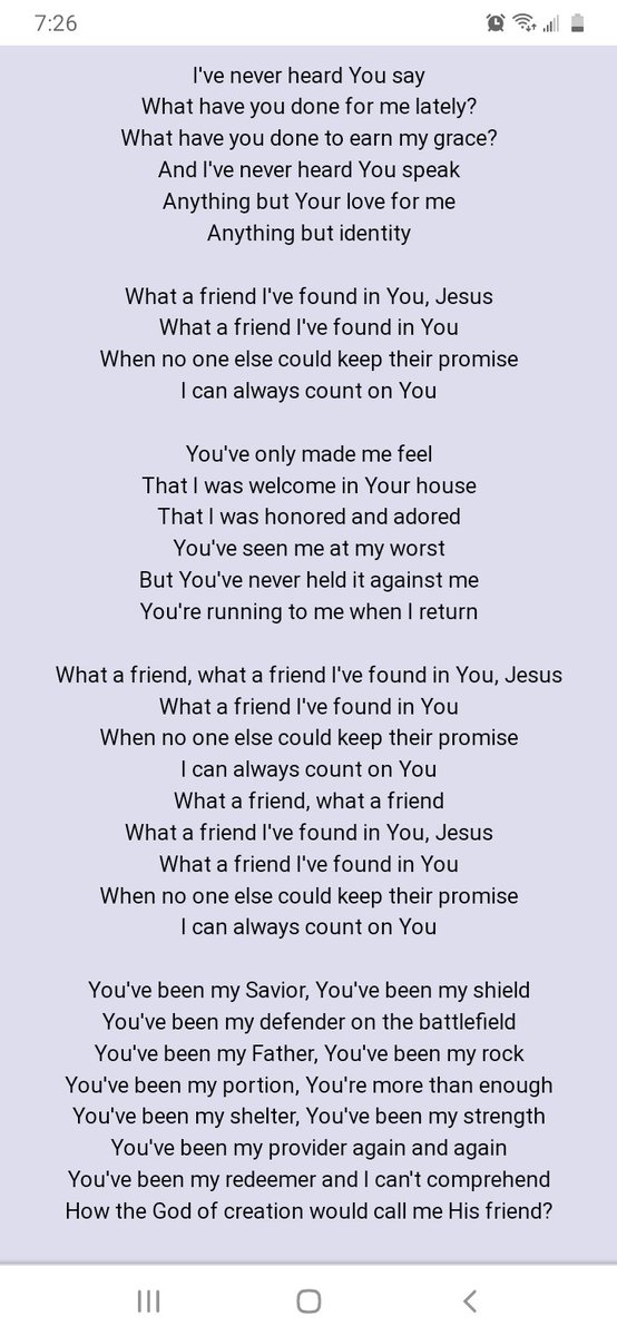 sherisa7's tweet photo. What A Friend - Chris McClarney
https://t.co/zrXgBwlIwN
#AllToJesus
#BlessedAndGrateful
@blancef @Hisloveliftedme @Darren86464282 @Sandieed08 and Everyone ππ½π€π πΆ https://t.co/bNeWPP0VH9
