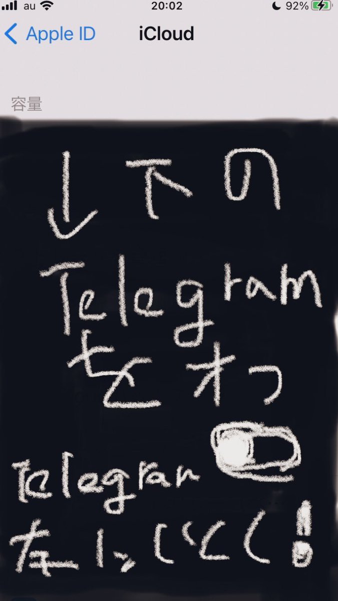 テレグラムの解読】 少し前にTelegramが解読されたと話題になりましたが、iCloudに保存されているデータが降りただけのようです。 ・対策  iPhone 設定→ Apple ID → iCloud →TelegramをOFFにする。  100%安全確実では無いと思いますが、効果はあると思います。