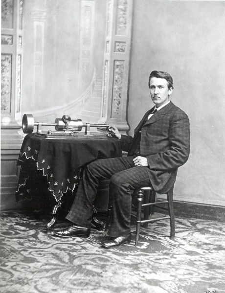 #VintageThursday (Thomas Edison and the phonograph)