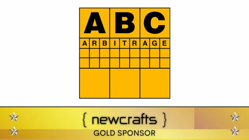 🤝Very happy to welcome back our Gold Sponsor <a href="/ABCARBITRAGE/">ABC arbitrage</a> ! Their long term engagement in #NewCrafts and dedication to bettering their practices are humbling and inspirational. Visit their booth during the conference for a chat! Delighted to have them back! #GoldSponsors