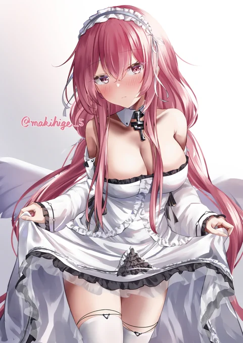 #アズールレーン パーシュースちゃん常設実装おめでとう! というわけで過去絵を再掲させていただきたく 近いうちに改めて描きたいですね