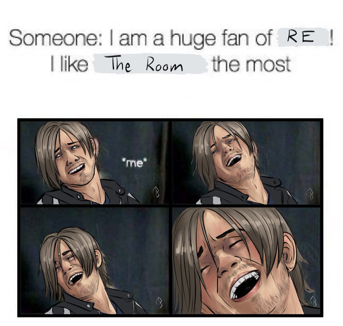 Ozy_Pineapple's tweet photo. Some Resident evil memes!!
#residentevil #leonkennedy #leonskennedy #chrisredfield #meme #aussiepineapple1st #reart https://t.co/mOK5F49ZVx