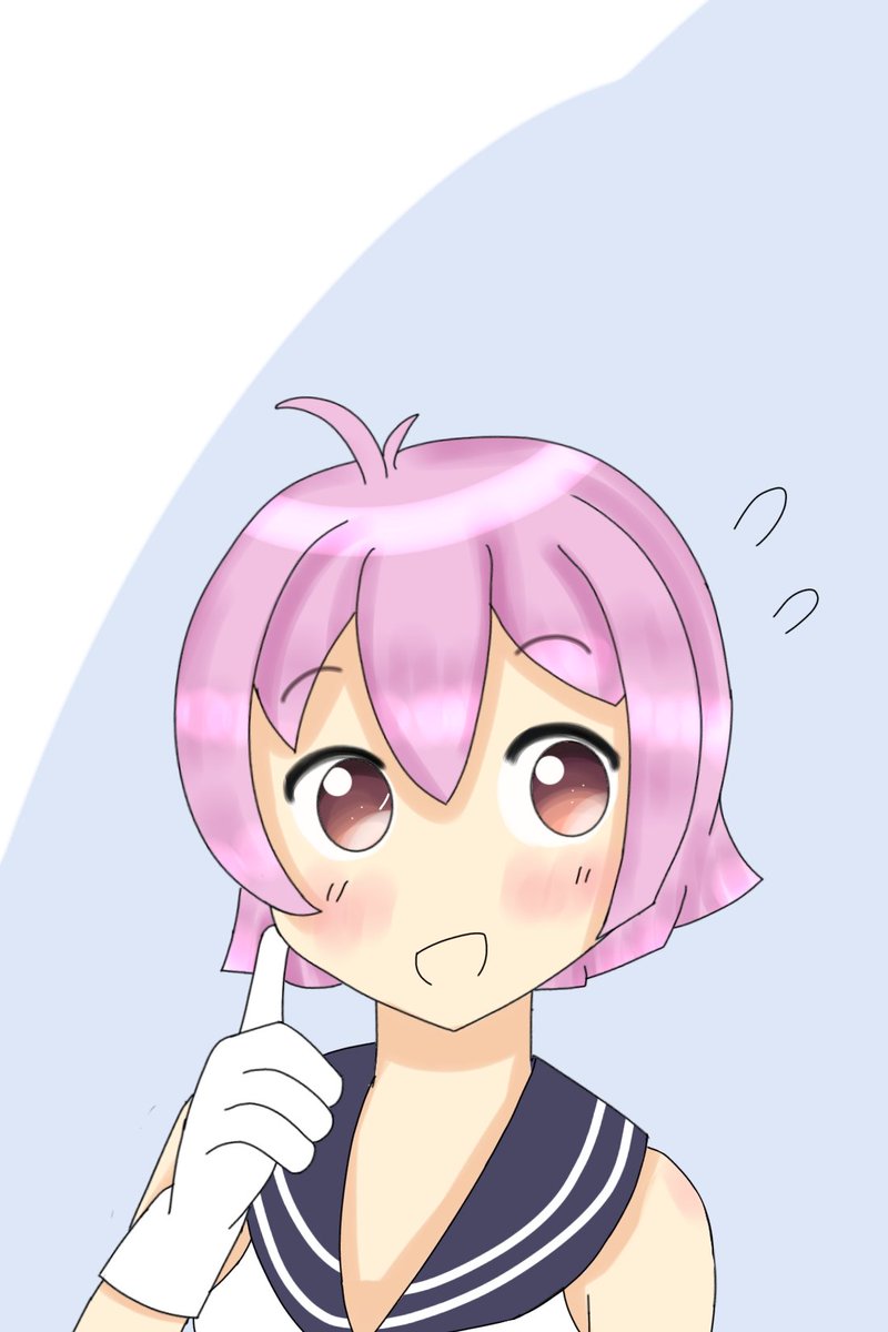 酒匂(艦これ) 「たまに描きたくなる子」|水守＠みもりのイラスト