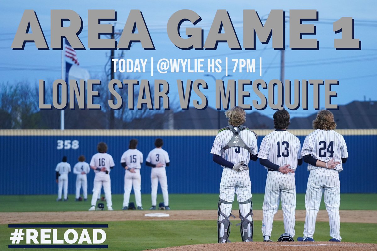 Lshs baseball nation on twitter area game 1 lshsrangers vs mesquite