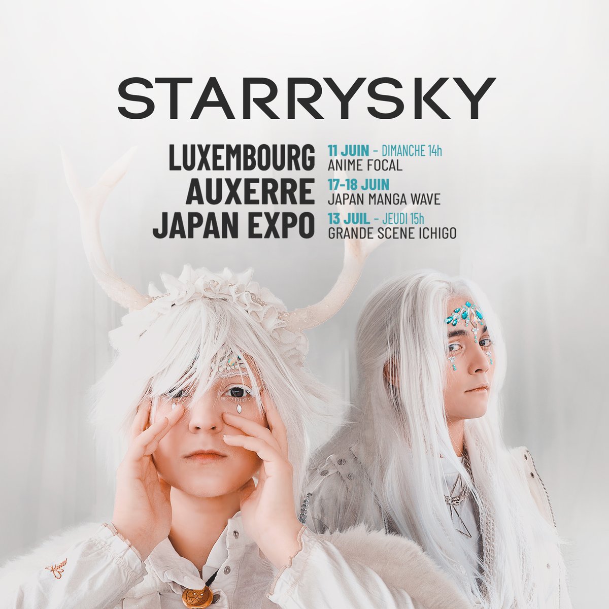 Hey salut tout le monde
Je vous confirme que notre concert à Valenciennes n'aura finalement pas lieu
On se retrouve donc à Luxembourg, Auxerre et Japan Expo