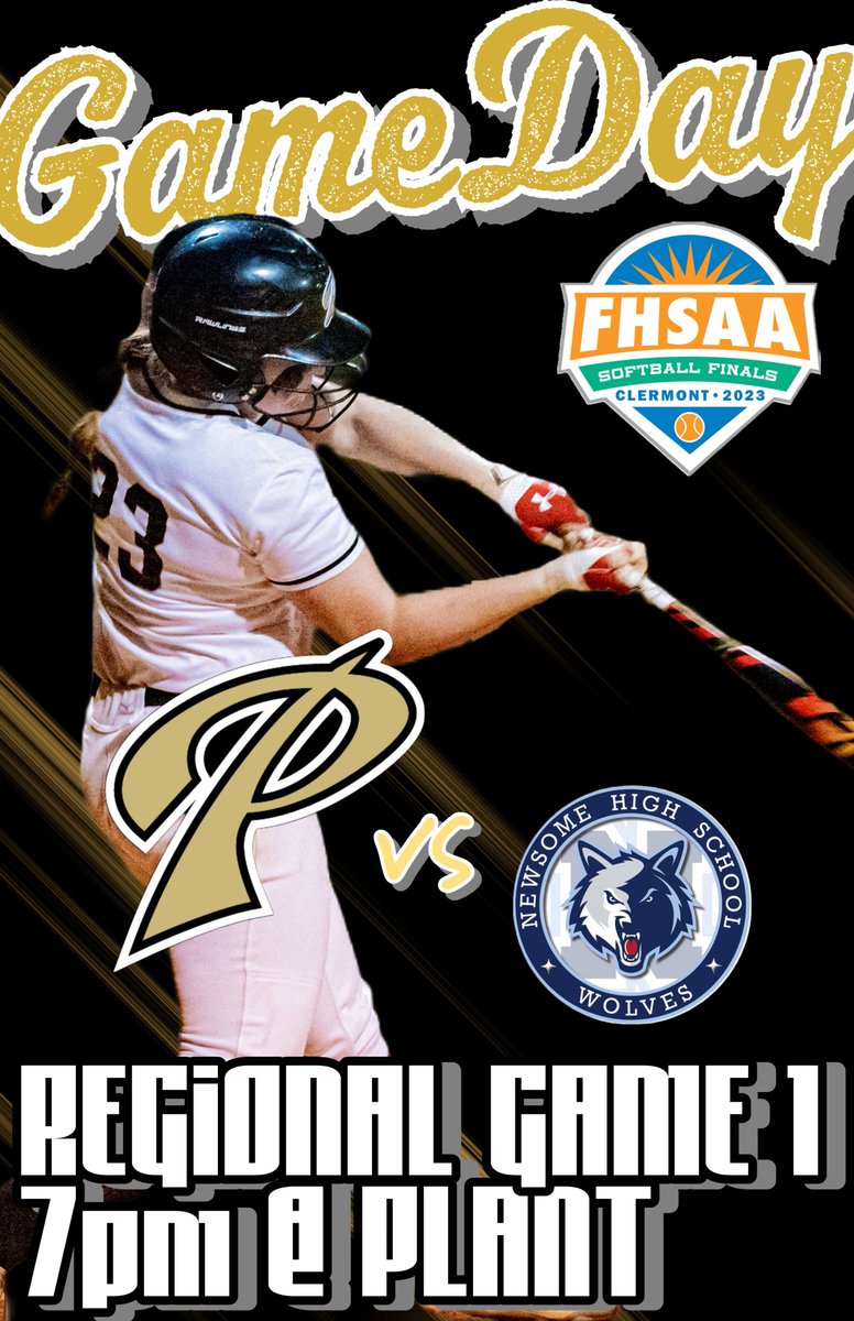 🐾𝔾𝔸𝕄𝔼𝔻𝔸𝕐🐾#ℕ𝔼𝕍𝔼ℝ𝔾𝕚𝕍𝔼𝕌ℙ
𝓡𝓮𝓰𝓲𝓸𝓷𝓪𝓵 𝓠𝓾𝓪𝓻𝓽𝓮𝓻 𝓕𝓲𝓷𝓪𝓵 #FHSAA
🆚Newsome
🕖7PM
📌PLANT
🎟️gofan.co
<a href="/PlantHighSports/">Plant High School Athletics</a> <a href="/phsathleticfdn/">PHS Athletic Foundation</a> <a href="/PrepsTime/">Prime Time Preps</a> <a href="/Biggamebobby/">Bob Putnam</a> <a href="/BMFastpitch/">Bay Made Fastpitch</a> <a href="/Andy_Villamarzo/">Andy Villamarzo</a> <a href="/MaxPreps/">MaxPreps</a> <a href="/FHSAA/">FHSAA</a>