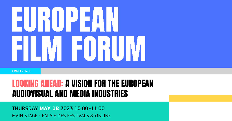 MEDIAprogEU's tweet photo. Save the date for the new edition of the 🇪🇺 #EuropeanFilmForum at the @Festival_Cannes!

The opening speech by Commissioner @ThierryBreton will be followed by a fireside chat and panel by high-level representatives.

🗓️ Thursday 18 May
🕑 10h - 11h
📌 Main stage
🌐 Streaming