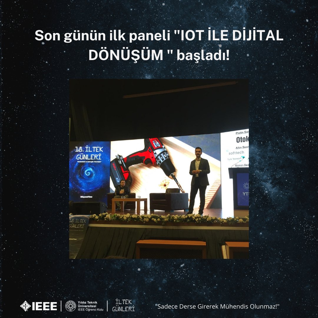 iltekgunleri's tweet photo. 18. İLTEK Günleri kısa bir aradan sonra son hızıyla devam ediyor. IOT ile DİJİTAL DÖNÜŞÜM Panelimiz'e katılmak ve fuar alanımızı ziyaret etmek için siz değerli takipçilerimizi Davutpaşa Kongre Merkezi'ne bekliyoruz.
#Beyontime https://t.co/c1tn4Bx99w