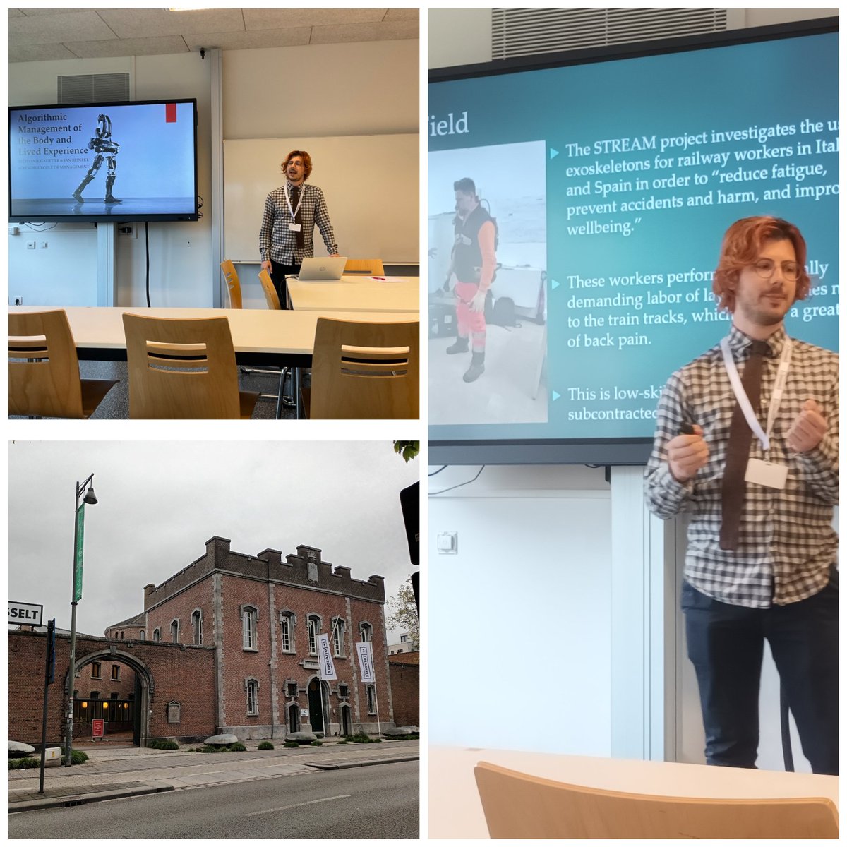 Today <a href="/jp_reineke/">Sure, Jan</a> presented the work he is doing with us on the STREAM project for his own PhD at Hasselt University. Thanks everyone for the thoughtful suggestions and kudos to Jan 🤗🥳 Now we look forward to listening to colleagues on algorithmic management! <a href="/Grenoble_EM/">GEM - Alpine Business School</a>