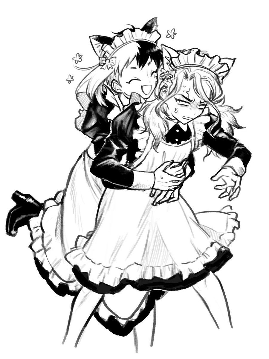 「am i late for MAID DAY 」|Chan✨のイラスト